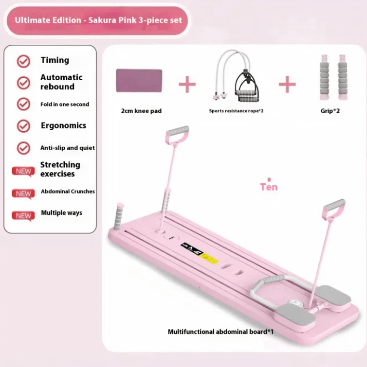 Household Abdominal Wheel Fitness Board - Apexluxary