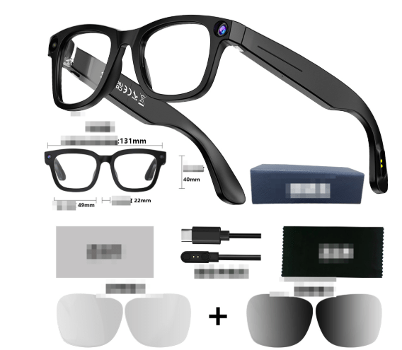 AI Camera Smart Glasses - Apexluxary
