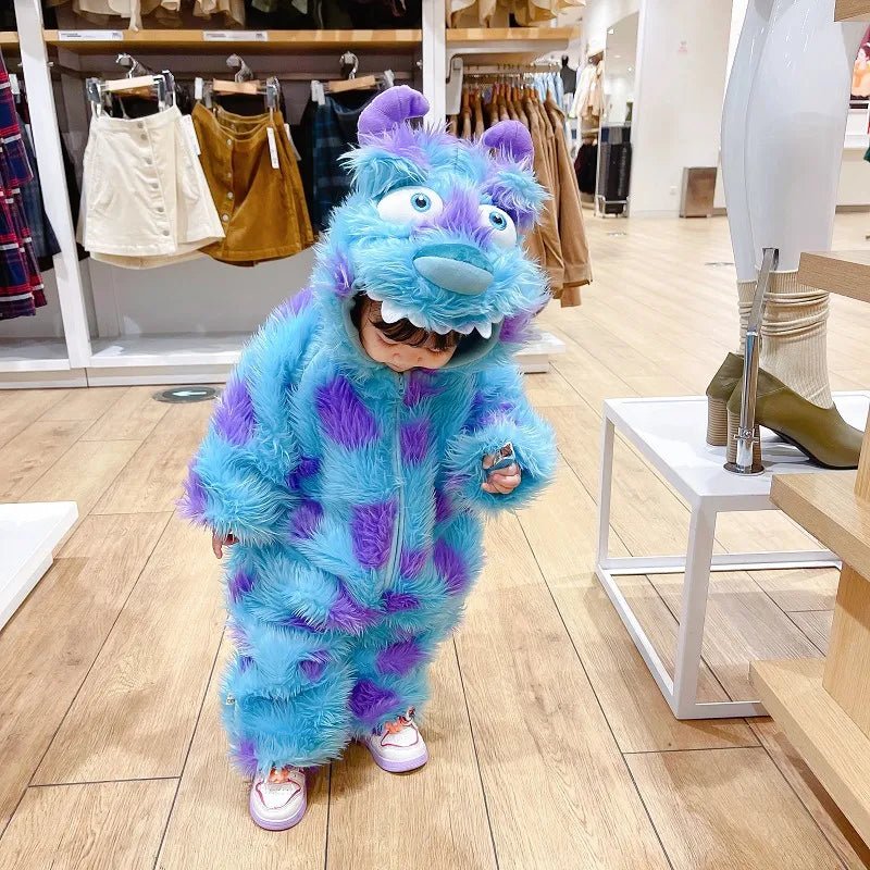 Cute Animal Baby Jumpsuit With Hooded Zipper - Apexluxary