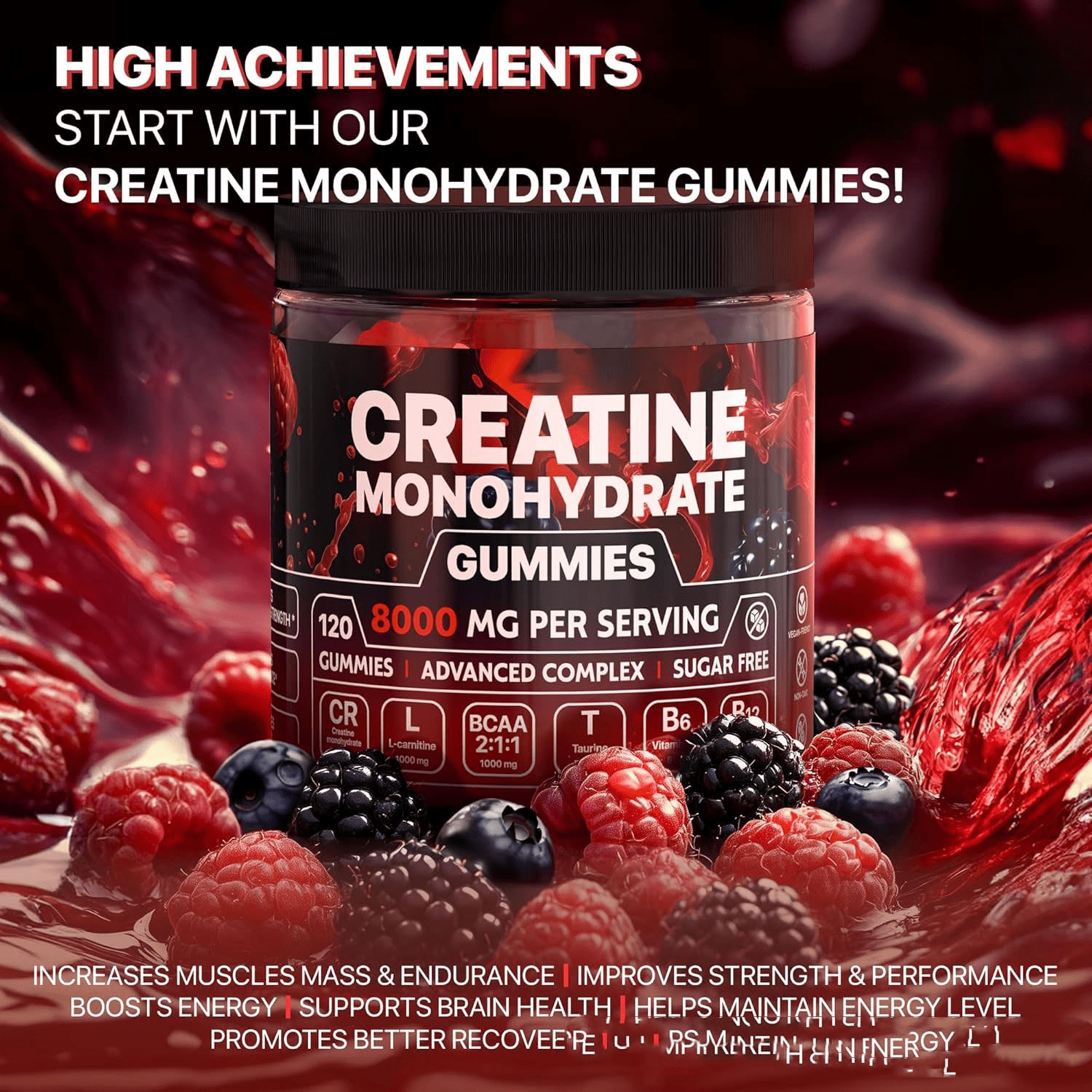 Muscle Boost Gummies - Apexluxary