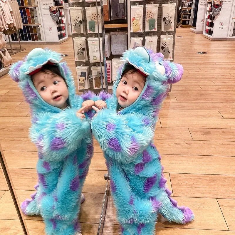 Cute Animal Baby Jumpsuit With Hooded Zipper - Apexluxary