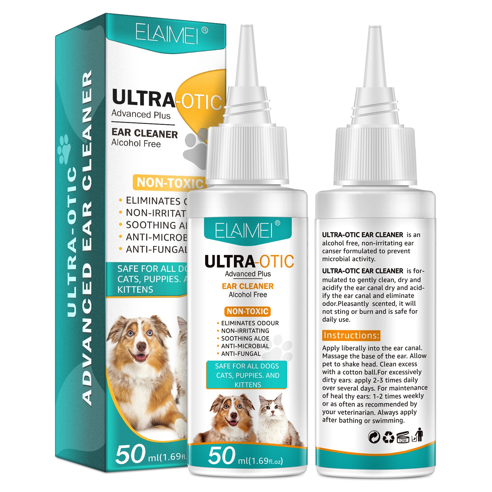 Pet Ear Cleaner 50ml - Apexluxary