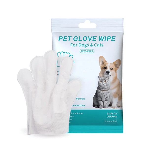Pet Cleaning Gloves & Wipes - Apexluxary