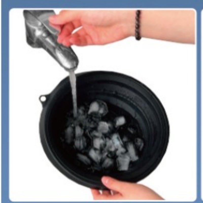Collapsible Silicone Ice Basin - Apexluxary