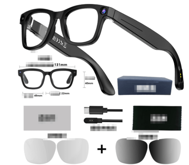 AI Camera Smart Glasses - Apexluxary