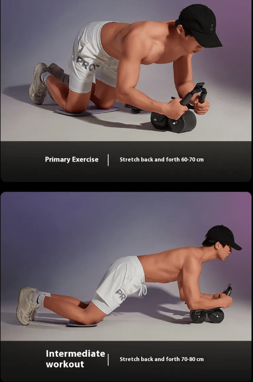 Automatic Rebound Abdominal Wheel - Apexluxary