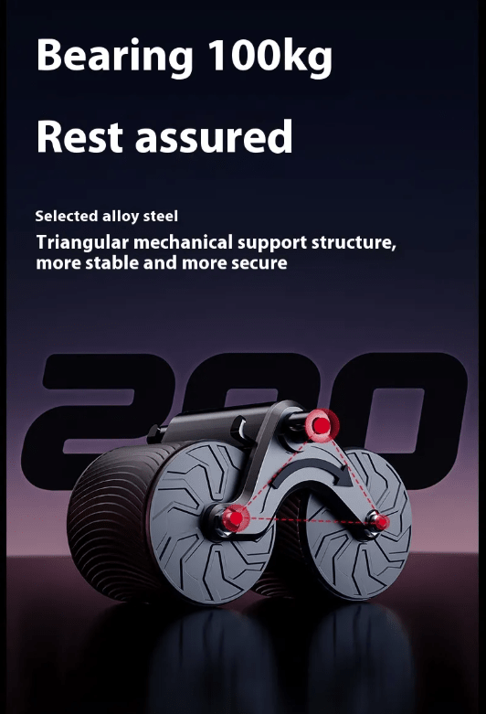 Automatic Rebound Abdominal Wheel - Apexluxary