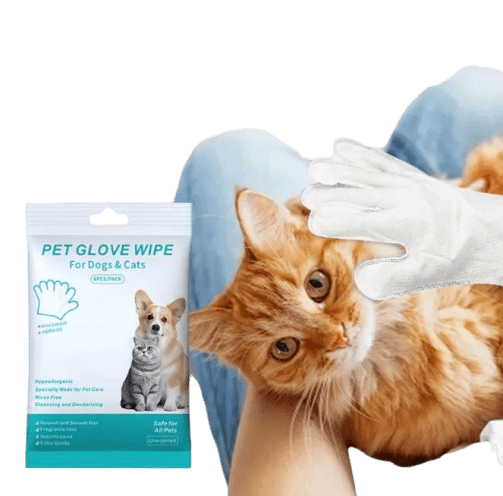 Pet Cleaning Gloves & Wipes - Apexluxary