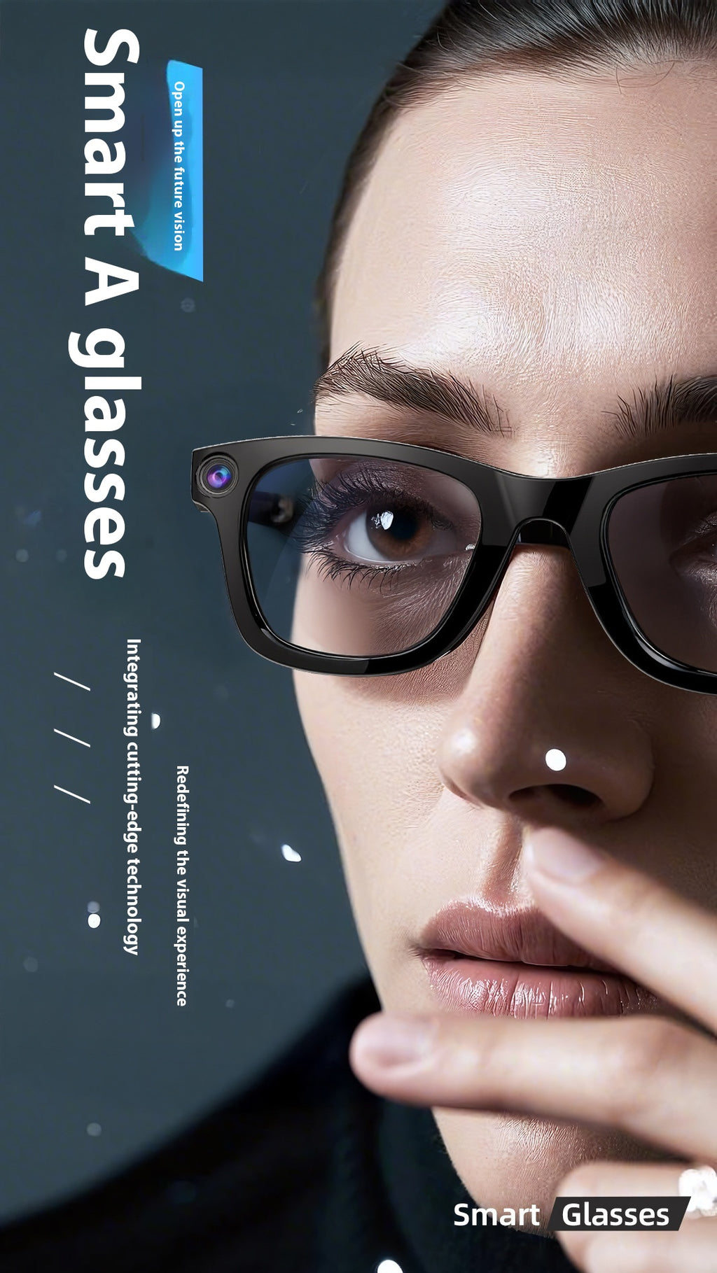 AI Camera Smart Glasses - Apexluxary