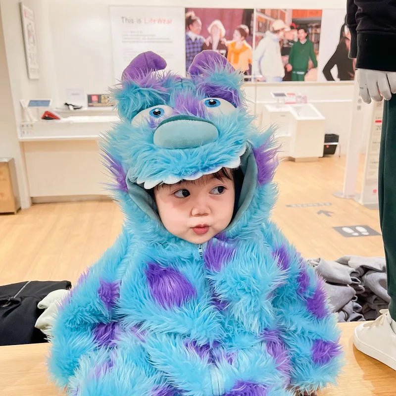 Cute Animal Baby Jumpsuit With Hooded Zipper - Apexluxary