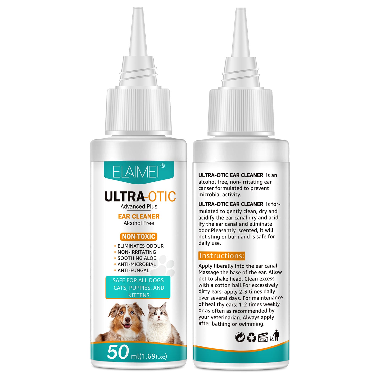 Pet Ear Cleaner 50ml - Apexluxary