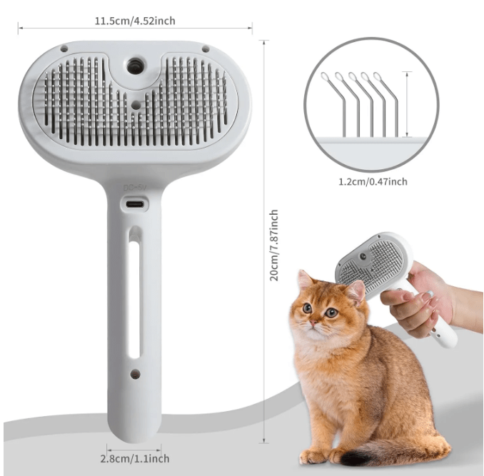 Pet Hair Spray Brush - Apexluxary