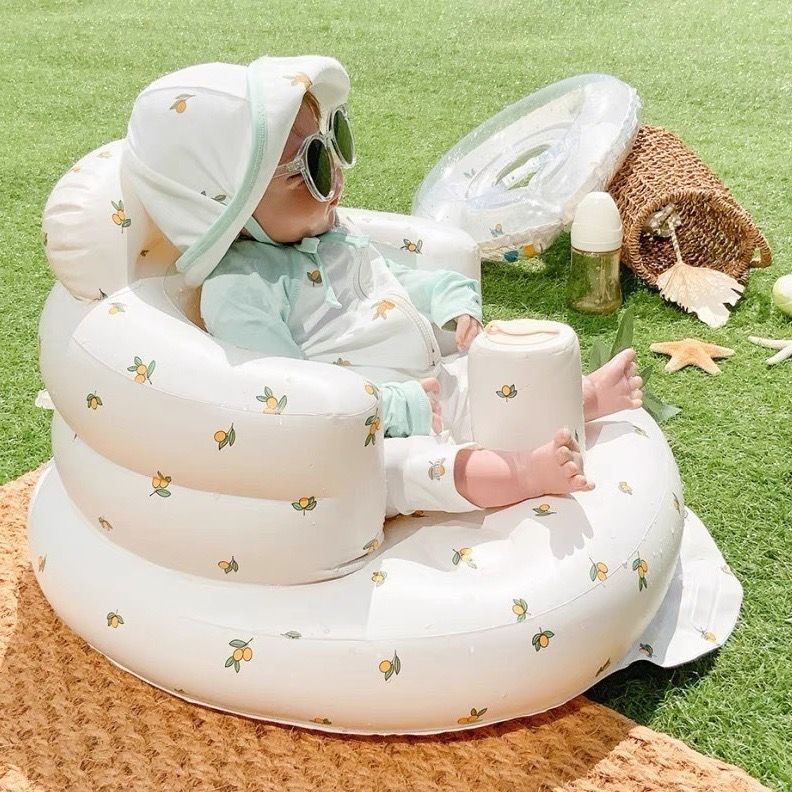 Inflatable Baby Chair for Dining & Bath - Apexluxary