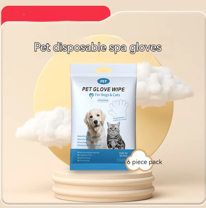 Pet Cleaning Gloves & Wipes - Apexluxary