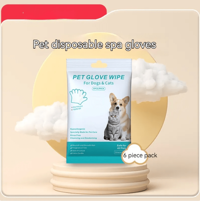Pet Cleaning Gloves & Wipes - Apexluxary